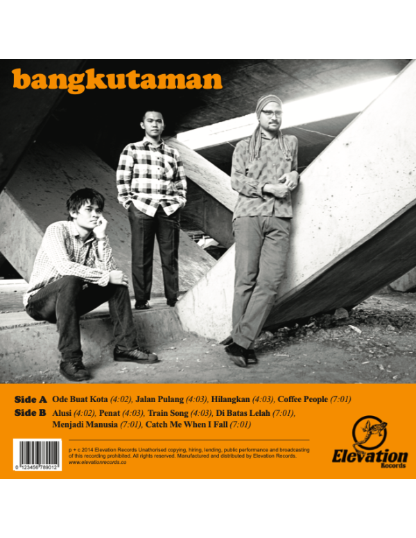 Bangkutaman Ode Buat Kota (Vinyl 12") (SOLD OUT)